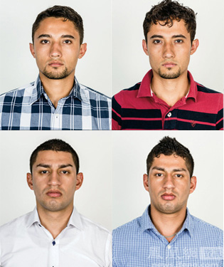 一对<em>双胞胎姐妹</em>和一对双胞胎兄弟结婚后生的孩