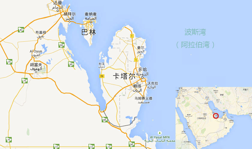 卡塔尔的地理面积有多大-卡塔尔的地面面积有