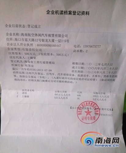 工商部门的朋友们请进来看!为什么海南停止办