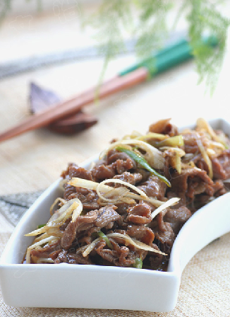 0019b91ec94408b0dc7809 Quick fried lamb with Scallion in Ginger Sauce