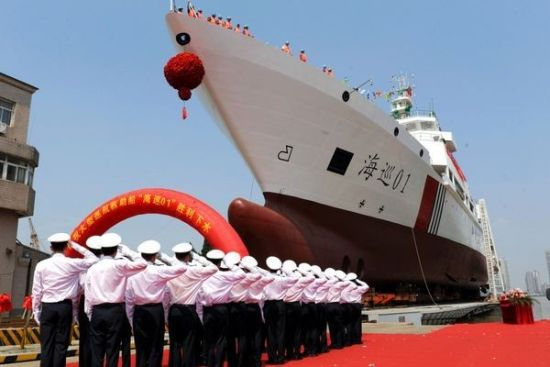 中国最大級の巡視船が試験航行　釣魚島を巡視か