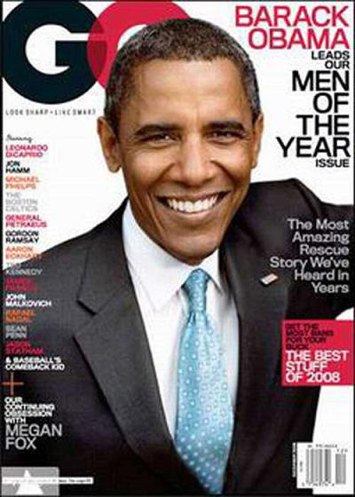 Барак Обама выбран мужчиной 2008 года 