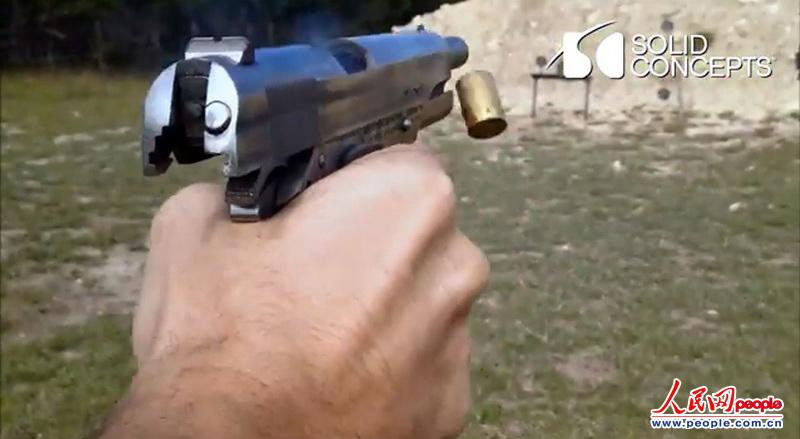 По материалам иностранных СМИ, техасская компания Solid Concepts выпустила первый металлический пистолет, напечатанный на 3D-принтере. 