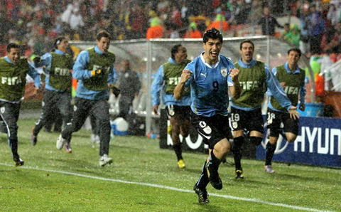 Uruguay vence República de Corea cuartos final mundial 2010 10