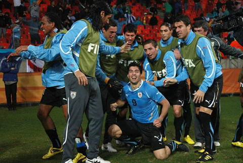 Uruguay vence República de Corea cuartos final mundial 2010 11