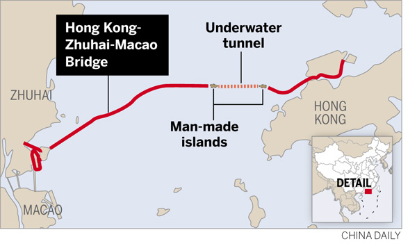 Gran puente Hong Kong-Zhuhai-Macao supera obstáculos técnicos 2