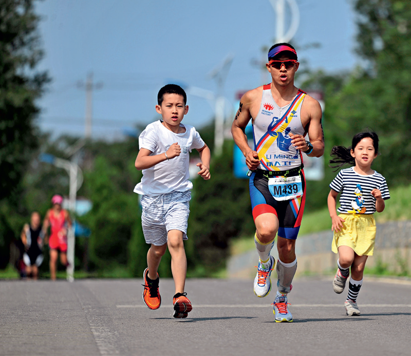 El triatlón en China 4