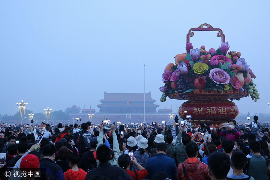 Destinos turísticos chinos durante la semana de fiestas 1