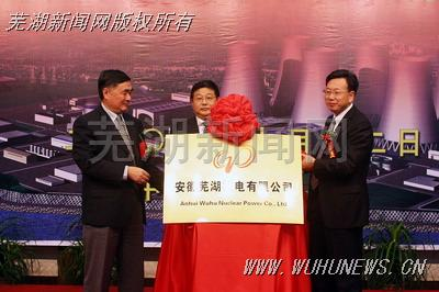 A joint venture, the new power company - Anhui Wuhu Nuclear Power Co. - is invested by China Guangdong Nuclear Power Group (CGNPG), Anhui Province Energy Group, Shenergy Co., and Shanghai Electric Power Co. The CGNPG holds a 51 percent stake of the venture.