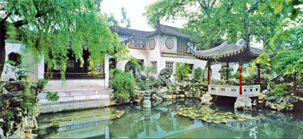 Humble Administrator's Garden is one of China's Four Famous Gardens, and is the largest garden in Suzhou, Jiangsu Province. [Source: Shanghai Daily] 
