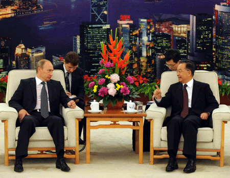 Le Premier ministre chinois rencontre son homologue russe à Beijing