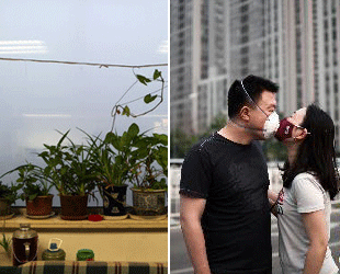 In der ersten Jahreshälfte 2013 versank Beijing mehrmals im Smog. Die folgenden Fotos protokollieren das Leben der Beijinger, das von schwerer Luftverschmutzung geprägt ist.
