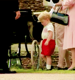 Gestos preciosos del el príncipe George de Cambridge