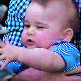 Gestos preciosos del el príncipe George de Cambridge