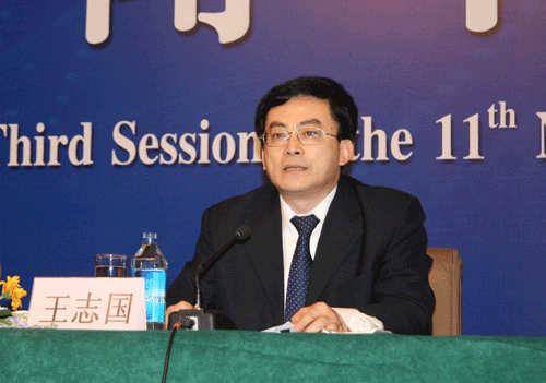 Wang Zhiguo,vice minister of the Ministry of Railways.[China.org.cn]