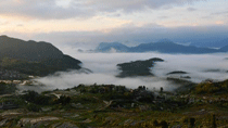 Amazing terrace scene in E China's Zhejiang