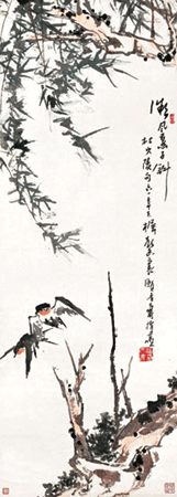 A painting by Pan Tianshu.