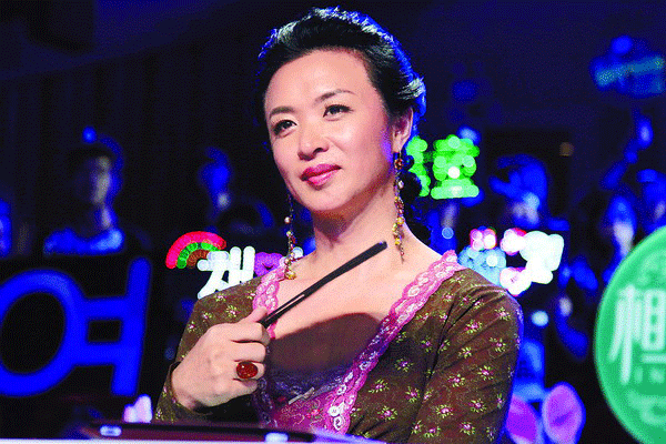 Jin Xing attends the making of a TV dancing show in Shanghai in this file photo taken on Sept 15. She had a sex change in 1996.