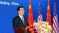 Hu attends opening ceremony of China-US high-level dialogue