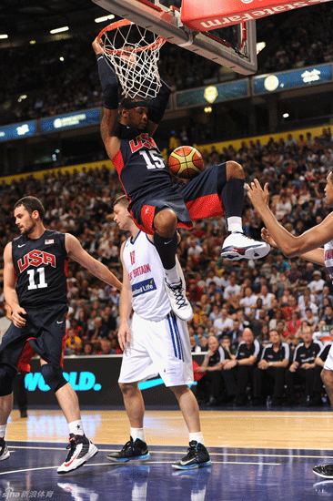  The USA were just too good for the hosts in the Olympic warm-up match.