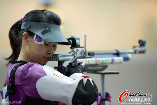  Yi Siling bears the hope of China's first gold at London.