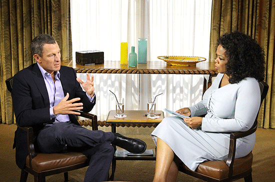 Lance Armstrong admitted that he used EPO and blood doping during his racing days in his interview with Oprah Winfrey aired on Thursday night.