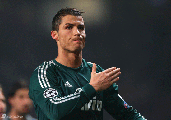 Ronaldo's goal sent his former team-mates crashing out of the Champions League.
