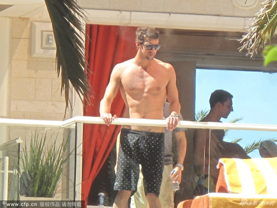 Michael Phelps marked the end of his competitive swim career with a wild pool party in Las Vegas on Sept. 2, 2012.