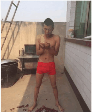 A man uploads video of himself setting off firecrackers in his groin.