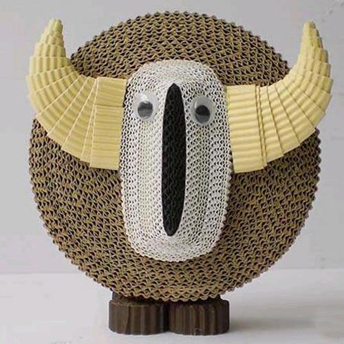 废弃纸盒大变身(组图)