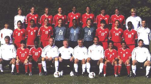 2007女足世界杯参赛队巡礼--加拿大女足