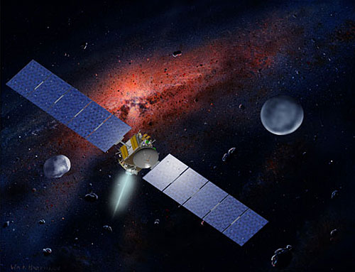 美'黎明'號探測器升空 探秘太陽系誕生線索[組圖]