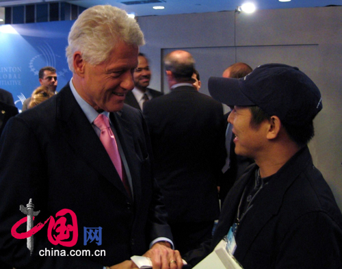 李连杰受邀出席克林顿全球行动计划国际研讨大会