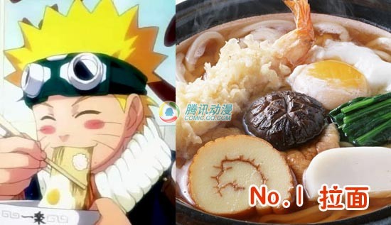 动漫中最受欢迎美食大排行