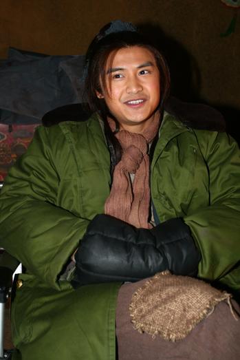探班田亮拍片现场