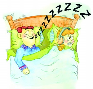鼾声如雷影响伴侣睡眠 九绝招助你健康一年