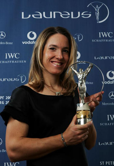 图文-2008年劳伦斯体育奖得主海宁最佳女运动员