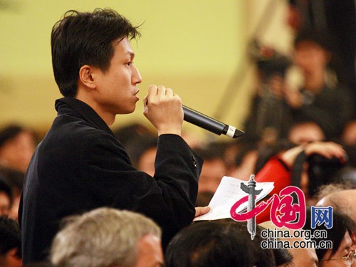 韩国联合通讯社记者关注中韩关系 中国网 王锐