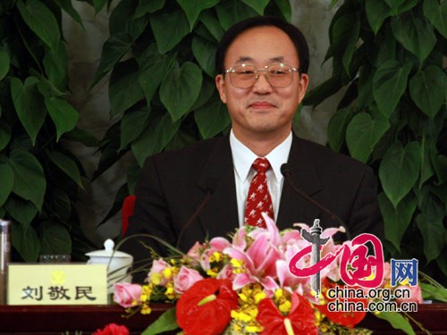 全国政协委员 北京市副市长 刘敬民 中国网 王锐