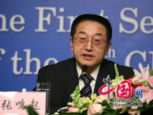 全国政协委员、全国总工会副主席张鸣起 中国网 赵娜