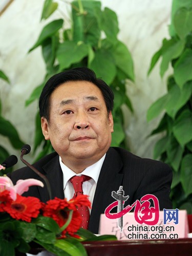 国家环境保护总局副局长张力军 中国网 赵娜