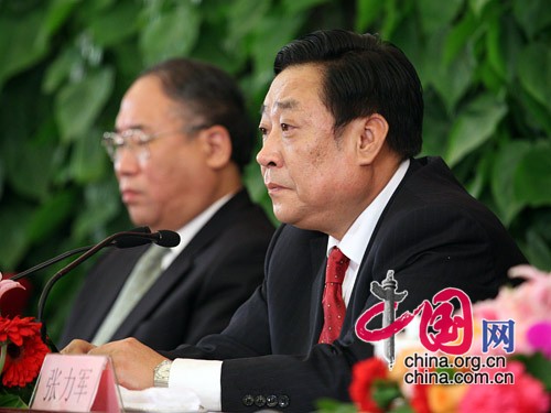 国家环境保护总局副局长张力军回答记者提问 中国网 赵娜