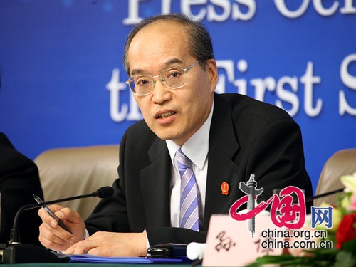 最高人民法院副院長張軍回答記者提問 中國網 趙娜