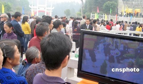 国内首个“祭祀现场网上直播”在广东开播(图)