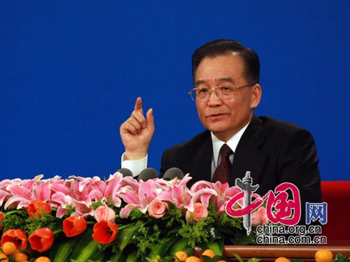 温总理回答记者提问 中国网 王锐