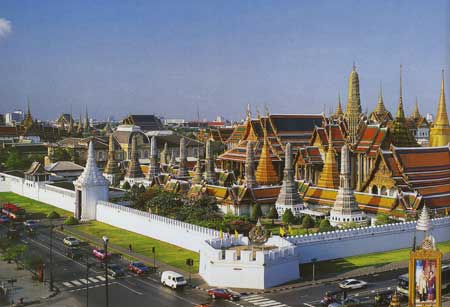 曼谷大皇宫胜景 曼谷大皇宫胜景
