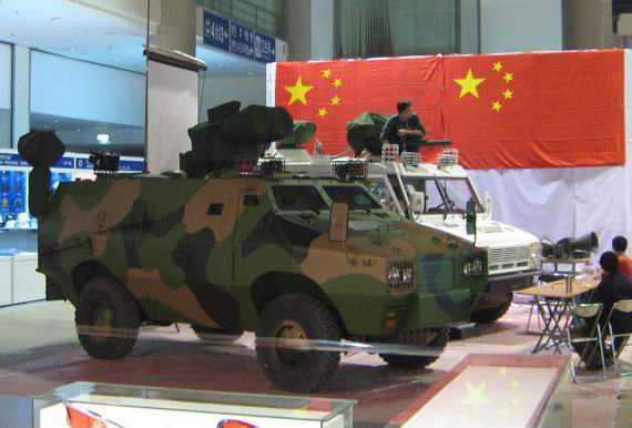 該型車是以近年來大量中國維和部隊的國產zfb05a式4x4輕型裝