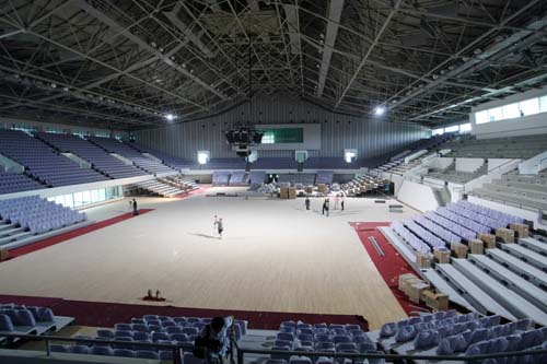 图文：奥体中心体育馆改扩建工程竣工 体育馆内部