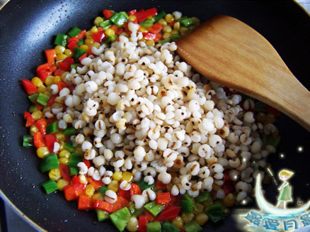 養顏又減肥：素炒薏仁