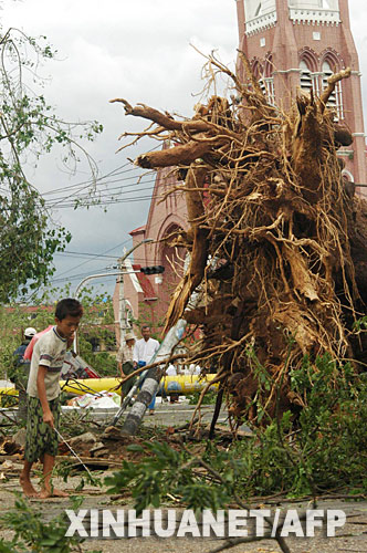 缅甸遭热带风暴袭击死亡人数升至22464人[组图]